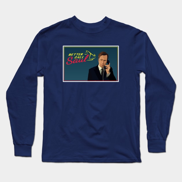 Better Call Saul Long Sleeve T-Shirt by Rubinator4708